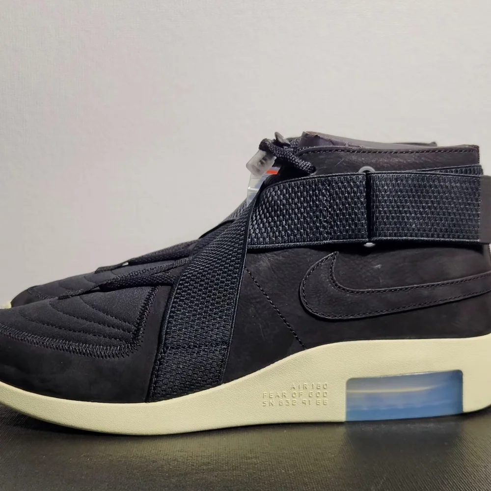 Nike Air Fear of God Raid ‘Black’ AT8087 002 Size 10.5